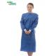 Non Sterile PP Disposable Medical Isolation Gown With Knitted Wrist