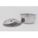 8pcs Travel Camping Outfit Cooking Sets Stainless Steel Stock Pot