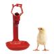 Red PP Chicken Nipple Drinkers For Poultry , Chicken Cup Drinkers