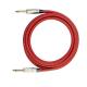 Nylon Braided Instrument Patch Cable 1/4 Inch Acoustic Guitar Amp Cable