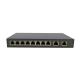 10 Port POE Ethernet Switch ZC-S2010P 8 PoE Ports Switching Capacity 20G DC Or AC
