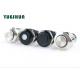 High Round Head Latching Push Button Switch Momentary 19mm Mounting Hole