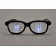 Promotional Black Frame Plastic Diffraction Glasses For Watching Fireworks