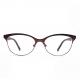 MD138A Round Metallic Optical Frames for Women s Eyeglasses Collection