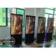 43 49 55 8MP Camera 4K UHD AG Glass Capacitive Interactive Touch Screen Kiosk With Colorful RGB LED Strip