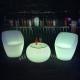 Rechargeable LED Glow Furniture Chair Waterproof For Event Night Club