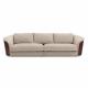 1.1m Fabric Leather Chesterfield Sectional Pine Sectional Couch For Living Room