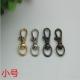 Bag accessories parts zinc alloy round 10 mm small claw snap hook clip for metal chain