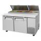 Hot Sale Stainless Steel Embraco Compressor Refrigerated Pizza Prep Work Table