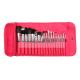 Extremely Good Professional Makeup Brush Set 18 PCs With Red Pouch