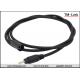 23507 DC male to female 22AWG silicone wire with TPE Jacket custom chargeing