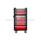 Red 11 Drawer 27 Inch Tool Cabinet Toolbox On Wheels