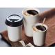 8oz 12oz Takeaway Coffee Cups Paper Drinking Cups with Plastic Cover