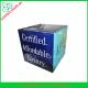 Recycled New Cardboard POS Paper Advertising Shipping Cube Boxes