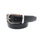 Fashionable Mens Leather Dress Belt With Nickel Free Single Prong Buckle