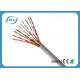 Indoor Telephone Cable Wire , 2 ~ 100 Pairs UTP Cat 3 Cable With Copper Material