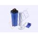 PVC Silicone PP Filter Housing / Blue Water Filter Housing CE Certification