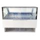 Sinuolan Italian Ice Cream Display Freezer Popsicle Ice Cream Showcase Freezer Refrigerator Gelato Freezer
