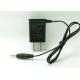 Black / White 3.7 Volt 18650 Battery Charger , US Plug Lithium Ion Cell Charger