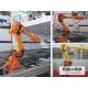 Automatic Robotic Spray Painting System Orange ISO9001 380V 50HZ