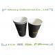 500cc Black Single Wall Paper Cups Disposable Coffee Cups Medium Speed Machine Made