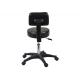 Gas Spaing Salon Rolling Chair High Backrest For Office / Bar , 45cm Min Height