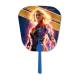 Famous USA Star 16x17cm 3d Hand Fan Custom Lenticular Printing With White Handle