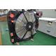 Heavy duty bar & plate air to air Heat Exchanger with fan cooling kit for Agriculture Machinery