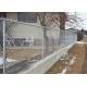 Residential Wire 10ft Steel Chain Link Fencing Galvanized