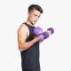 Vinyl Neoprene Coated Adjustable Dumbbell Set , Unisex 6kg Dumbbell Set