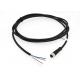 IP67 waterproof M8 cable with 3 core, 4 core, 5 core circular female straight