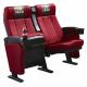 High - End Embroidery Folding Cinema Theater Chairs With Cup Holder
