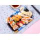 Food Grade BOPS Rectangle Disposable Sushi Trays Rectangle Shape