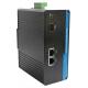Industrial Ethernet Fiber Switch 1 Port 100BASE SFP + 2 Port 10 / 100BASE-T
