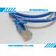 Lan Cable Assemblies Ends Terminated Blue Plug Connectors SR Moulded T-011