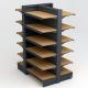 Wooden Supermarket Retail Shelf Rack 50kg/Layer