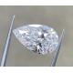 Lab Grown CVD White Diamonds Pear Loose Diamond DEF Jewelry Decoration