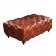 Square Leather Tufted Ottoman Coffee Table Defaico Antique Coffee Tables