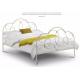 UK style flower pattern iron bed, king, queen, double size, painted in white