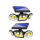 450lm Waterproof Solar 3 Head Motion Sensor Security Light 6000k