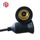Ip65 E27 Waterproof Lamp Holder Screw Style Plastic PVC Material For Street Lamp