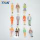 1:25 ABS plastic scale train building painted peopleModel Train Passenger figures for model building materials