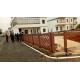 3m Outdoor Aluminum Frame WPC Railing 3D Garden Wood Plastic Composite Railing