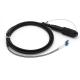 Communication Armored Fiber Optic Patch Cord Single Mode FTTH Drop Cable SC/UPC To FC/UPC Connector