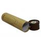 Pantone Brown Round Whole Paper Tube Packaging For Wine Packaging