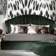 Italian Luxury Upholstered Bed 2.1x2.2m Luxury Grey Double Bed