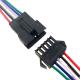 Black Color Wire Cable Assemblies 2.5mm Pitch Jst SM Alternatives 250mm Length