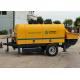 High Pressure Diesel Concrete Trailer Pump Static Cement Pumping Machine