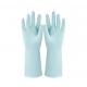 Flocked Lining Blue Latex Glove Morandi Household Natural Latex Glove