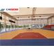 Rubber Synthetic Basketball Court Flooring IAAF Anti Slip